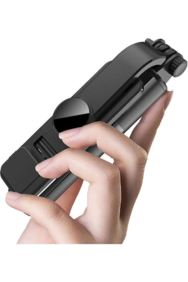 Selfie Stick with Bluetooth & Remote Control Black - 5