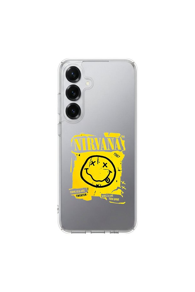 Samsung Galaxy S25 Plus Compatible Metal 10 Design Transparent Case