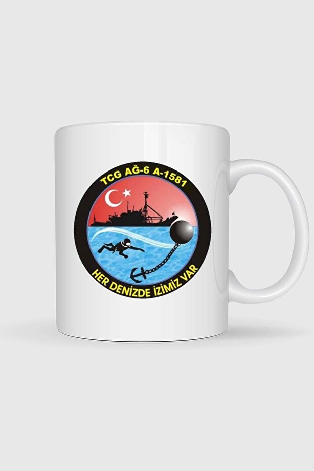 كوب مطبوع عليه شعار Tcg Ağ-6