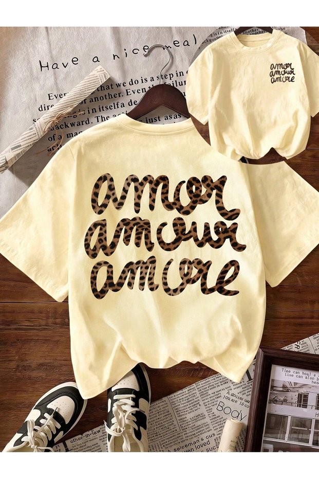 Ladolce Print T-Shirt T-Shirt (Women)