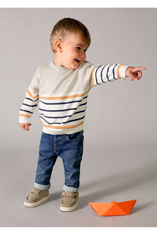 Baby Boy Denim Trousers Dark Blue 1522