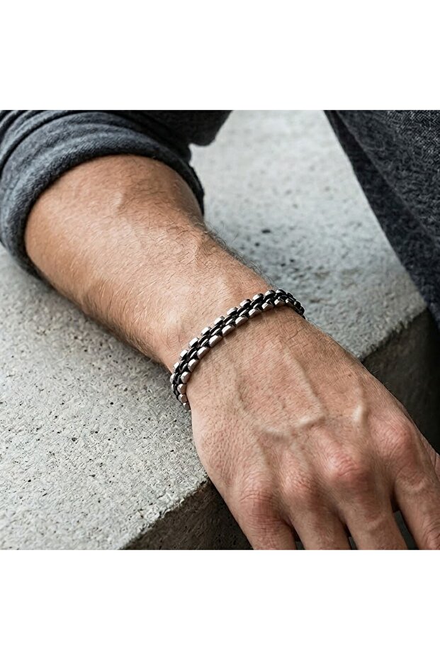 316L Stainless Steel Men's Bracelet 6 mm