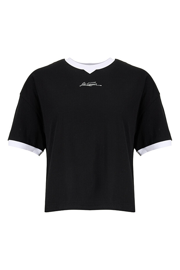 Black Women's Printed T-Shirt 262 Lcf 242010 Briana Black