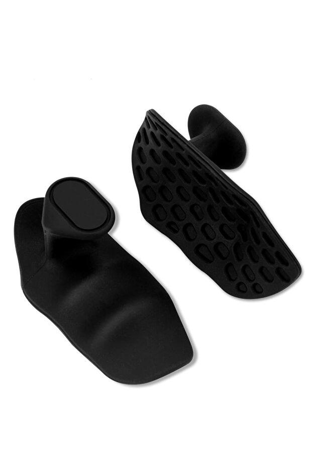 black Silicone Non-Slip Gym Grip Pads Palm Protector Callus Prevention for Dumbbell Kettlebell Lifti