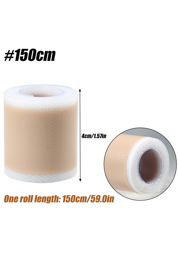 150CM-1Roll 1Roll Silicone Scar Sheets,Silicone Scar Tape,Silicone Scar Removal Strips for Surgical,