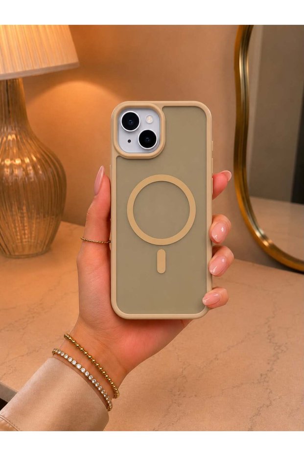 iPhone 13/14 Case Magsafe Compatible Premium Matte Back Frosted Phone Case