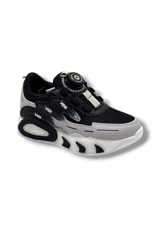 Kids 5004-26 Anorak Smart Lace-Up Anatomical Children's Sneaker Black Navy Blue