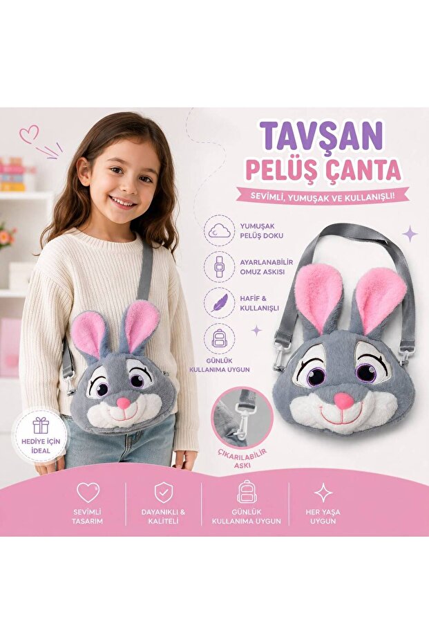 Zootopia Sevimli Tavşan Çanta