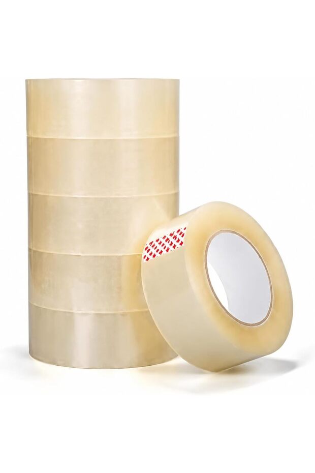 Clear Packing Tape, Heavy Duty, 2 Inch x 100 Yard, Pack of 6 Rolls