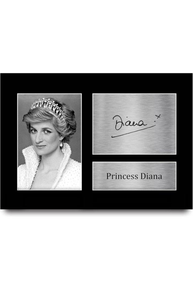 A4 Princess Diana of Wales Gifts Printed Signed Autograph Picture for Followers & Fans