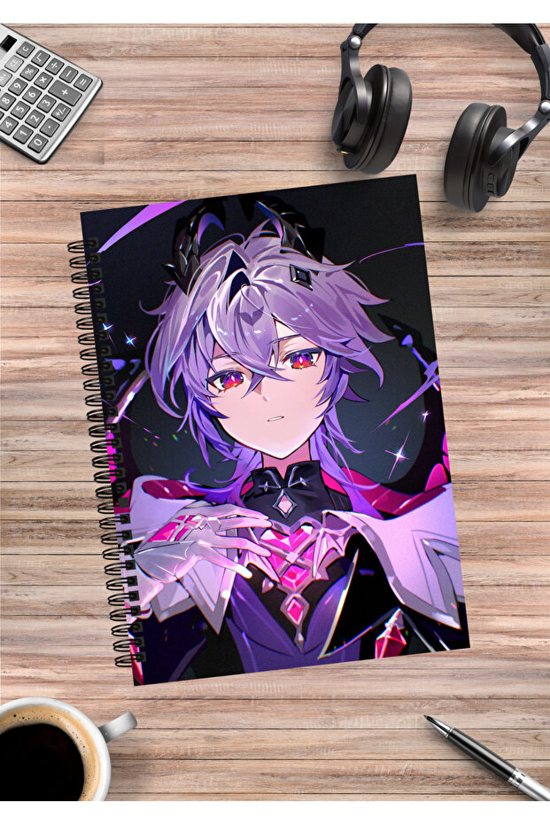 Genshin Impact Anime Spiral Notebook A5 (50 Sheets)