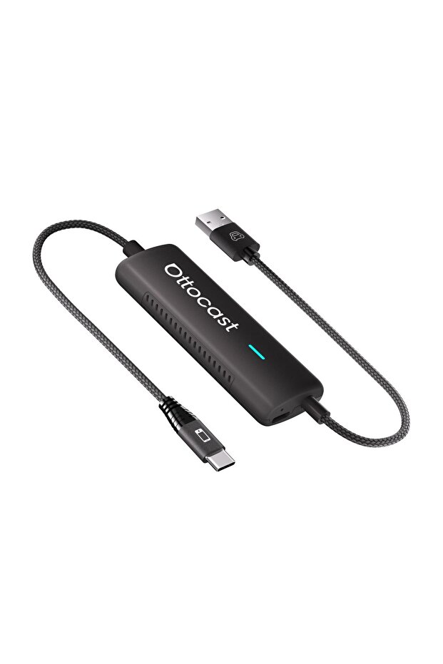Wireless CarPlay Adapter with Bidirectional Touch Control, Black - 1