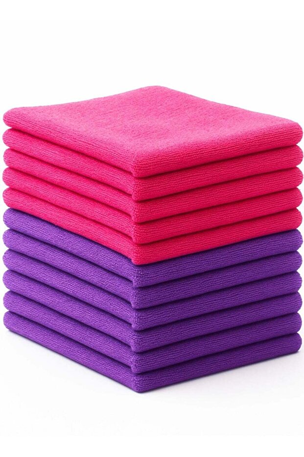 Microfiber Cleaning Cloths, Rags Kitchen Towel Dish, Car Wash Kit, Windows, Bathroom, All Purpose