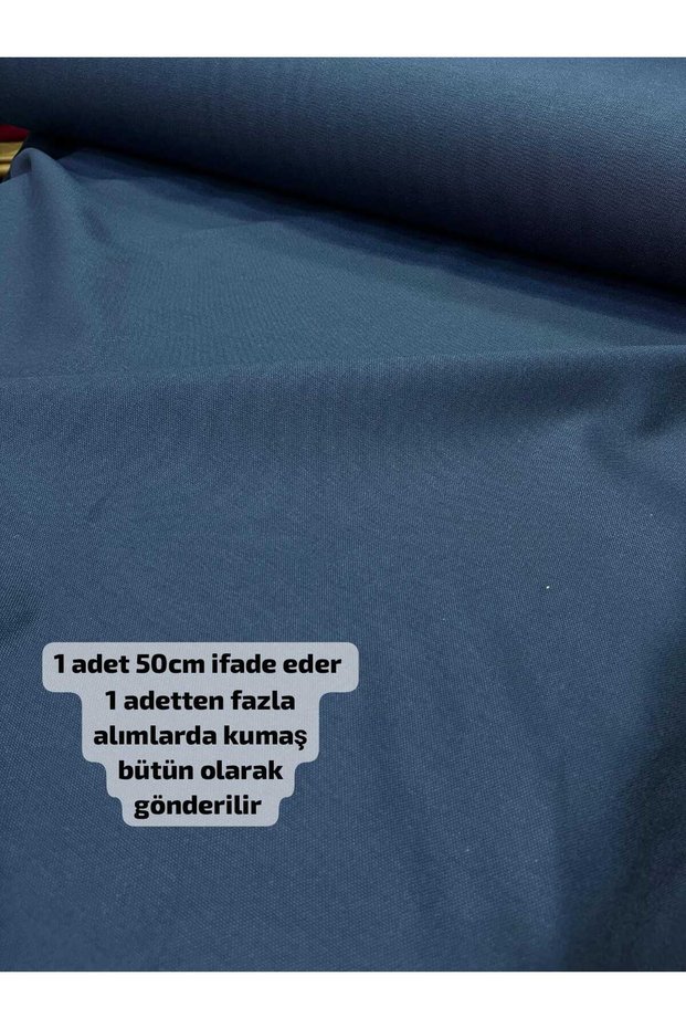 Duck Fabric Has Water and Stain Repellent Properties, Suitable for Embroidery (Navy Blue 50 X 180)