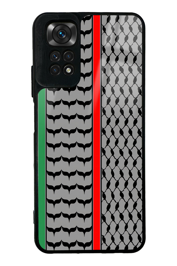 حافظة هاتف Xiaomi Redmi Note 11s بتصميم خطي لامع