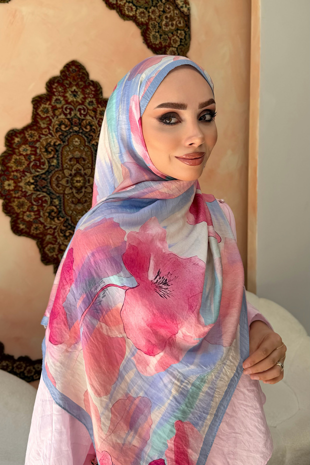 شال نايدا بنمط زهرة الأهنك