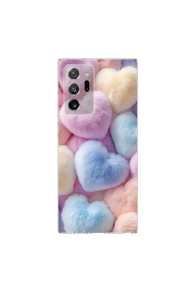 Samsung Galaxy Note 20 Ultra Compatible Plush 6 Design Transparent Case