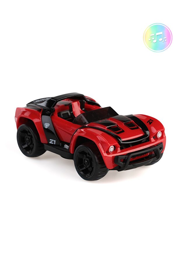 Cek Bırak Die-Cast Sound Sports Car - Red