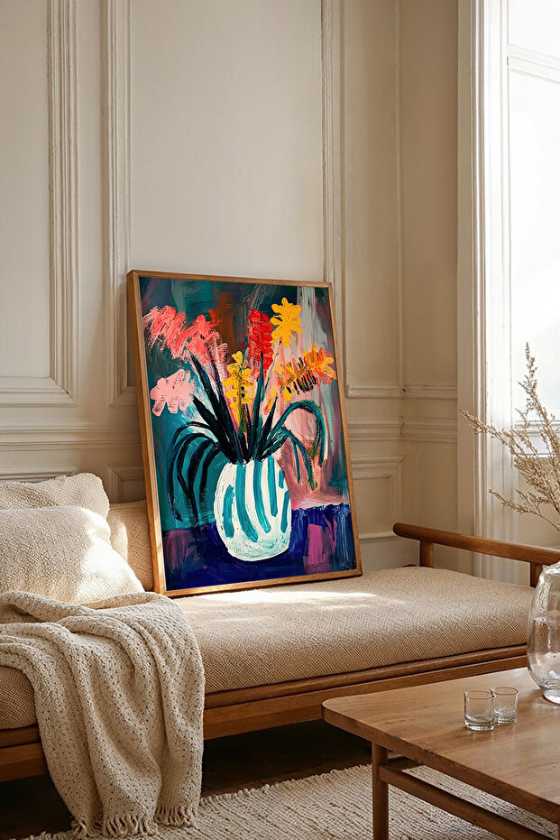 One Piece Wooden Framed Painting Tk3847