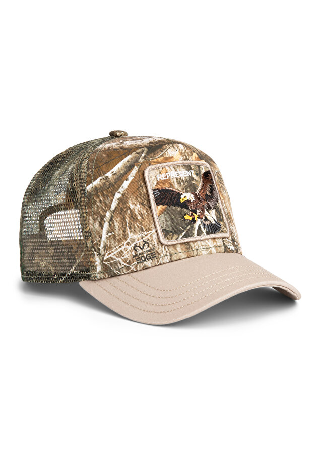 . Realtree Edge Represent Eagle Trucker Cap