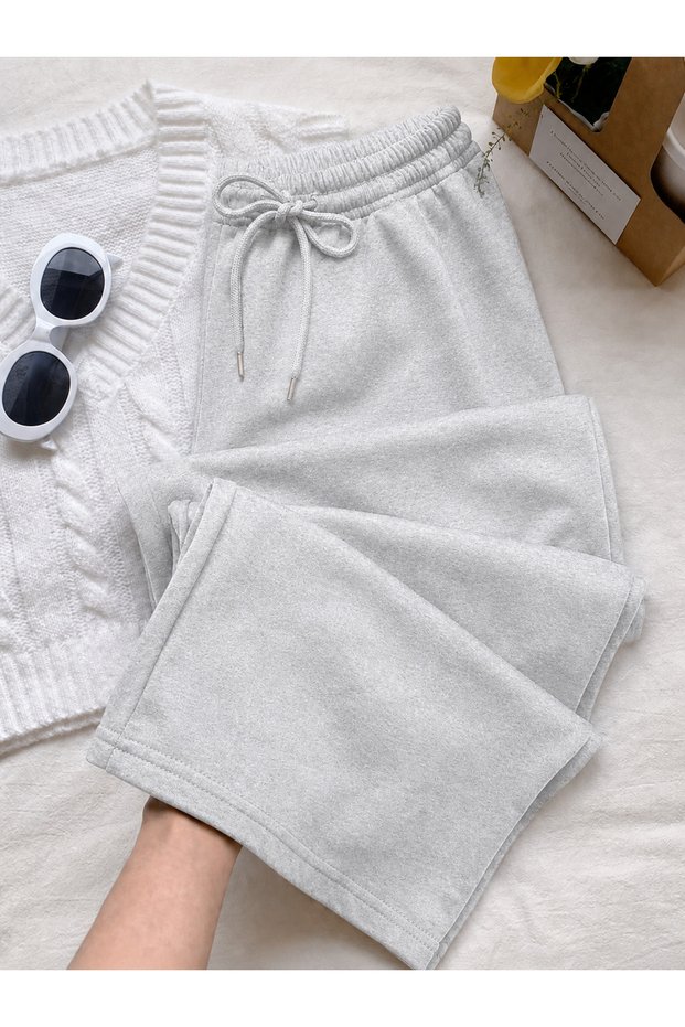 Women's Oversize High Waist Casual Comfortable Fit Seasonal Sweatpants