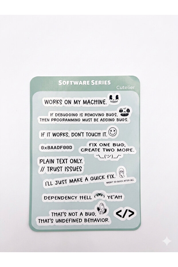 Works On My Machine – Developer Sticker Seti - 2