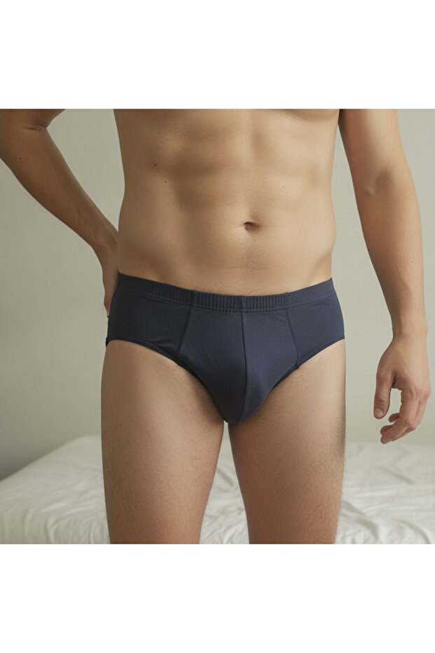 Men's Navy Blue Color Slip Bb2527