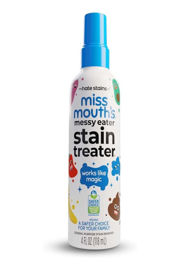 Miss Mouth's Works Like Magic Stain Treater 118ml Powerful Spot Cleaner For Organic Food Stains Fruit Puree Chocolate Ketchup Milk And Juice Residue On Fabrics