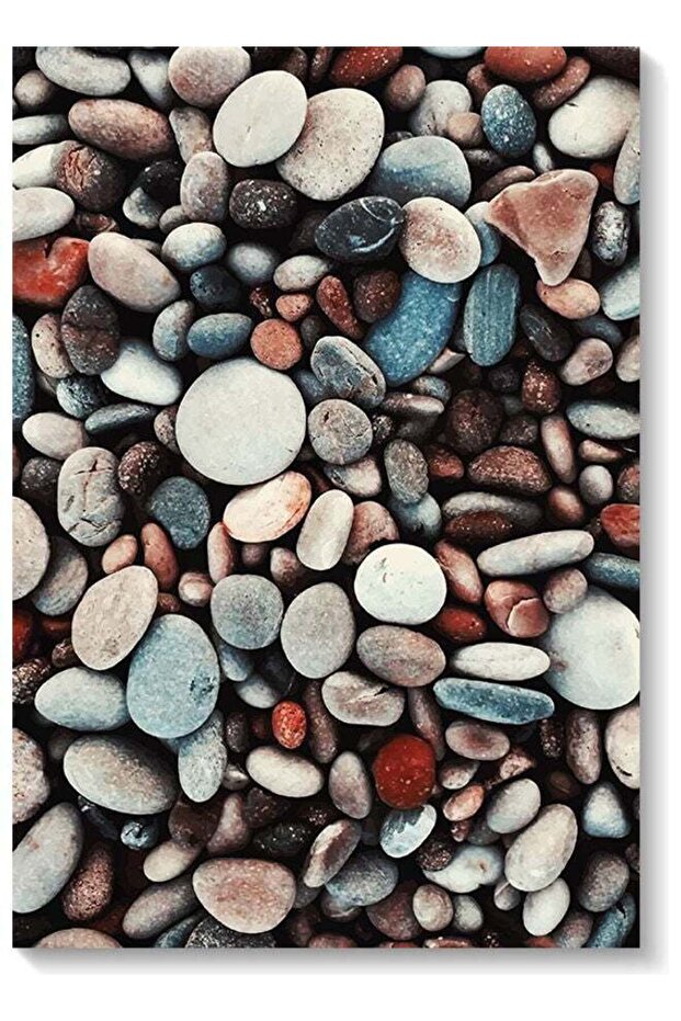Colored Stone Wall Art Multicolour 40x60cm