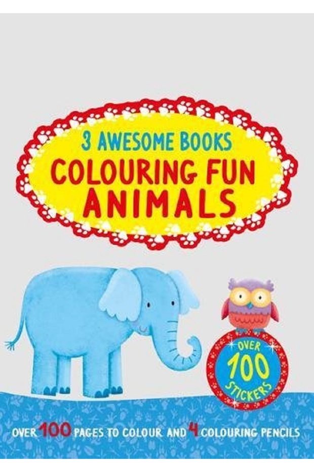 My Awesome Fun Little Animal Colouring Book