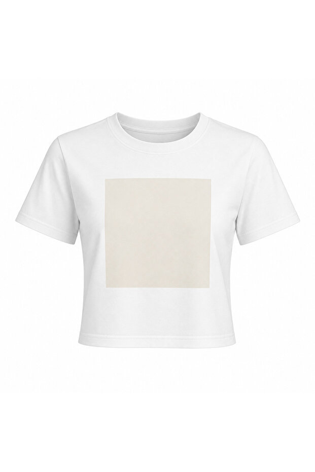 Phosphorescent Visual Reflective Crop Glow T-Shirt - Fun Design That Creates Light and Visual Effects in the Dark, Women's Clothing