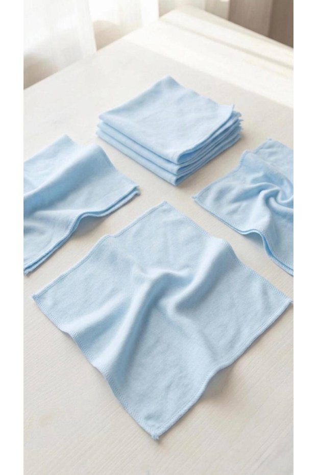 Mouth Wiping Wipes Baby 7-Piece Newborn 100% Cotton Combed Cotton Sweat Cloth Drool Cloth Hospital Discharge Set 21X21