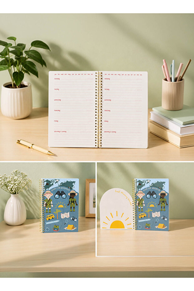 Mf993376 Spiral Notebook with Adventure Design