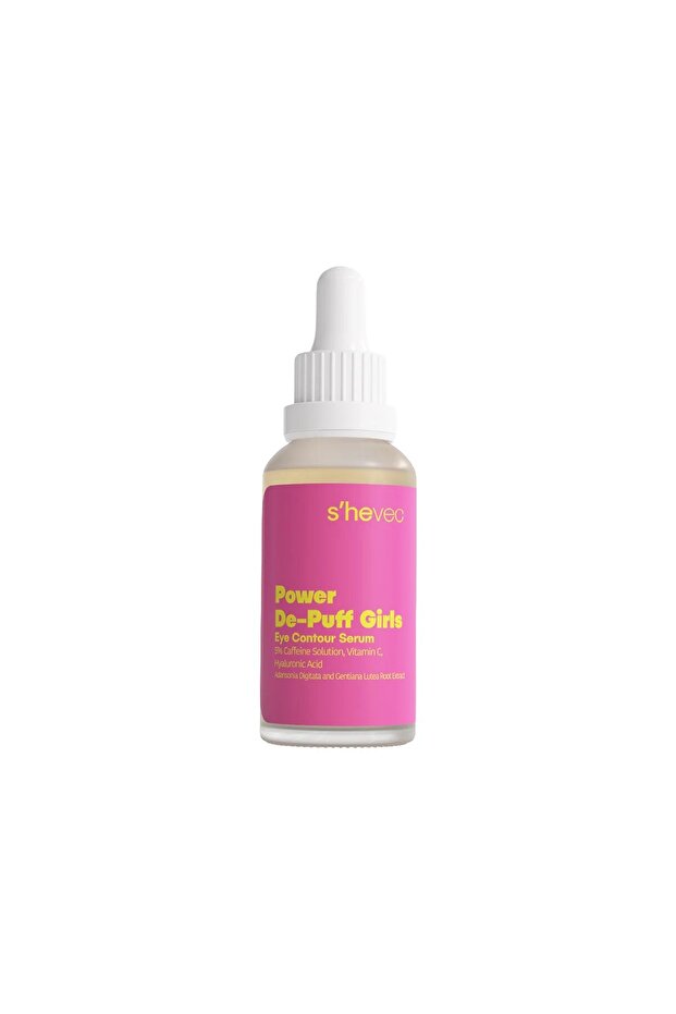 Serum for Under-Eye Puffiness and Dark Circles 5% Caffeine Vegan 30 ml