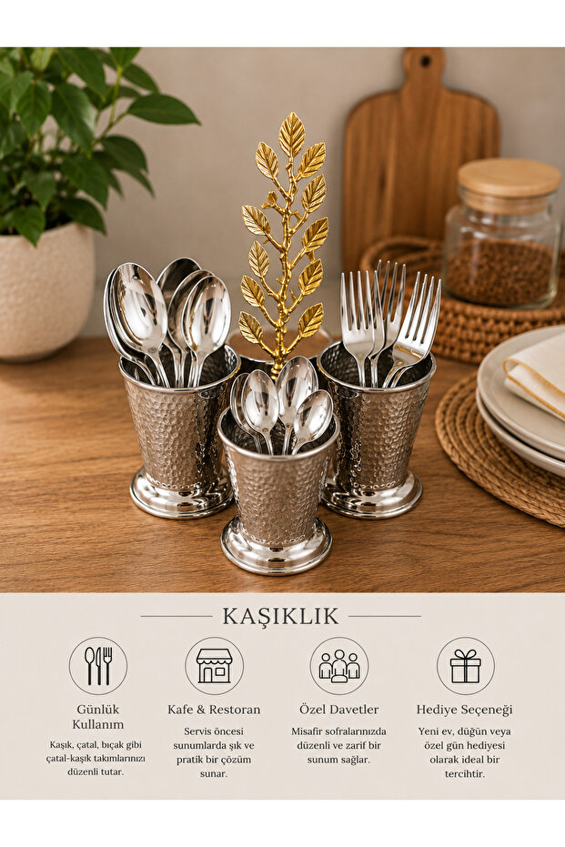 Copper Spoon Holder - 4