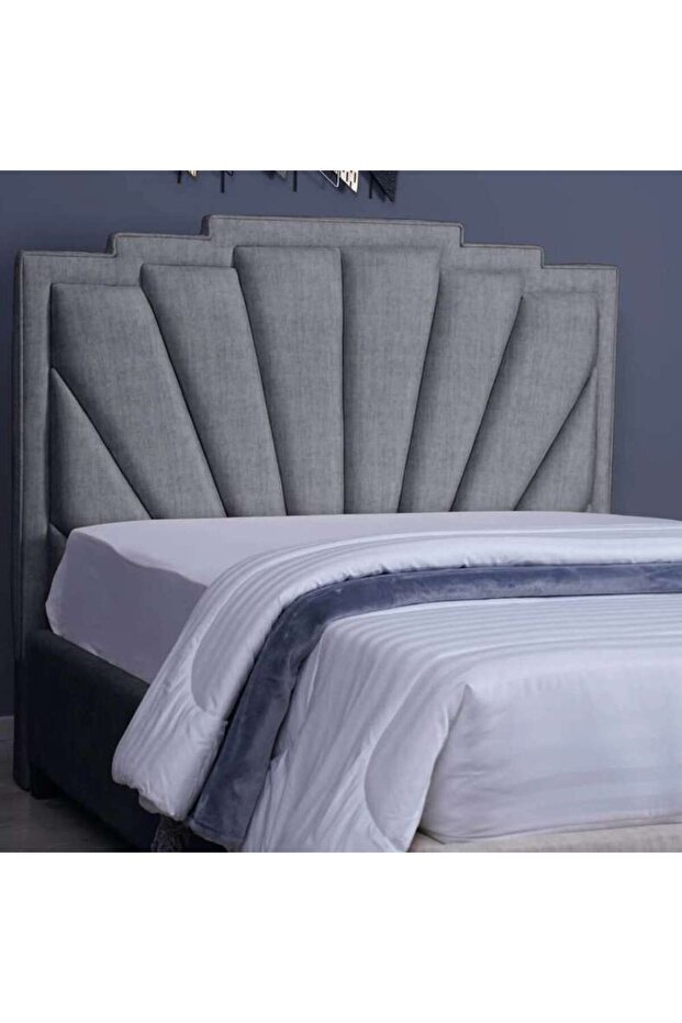 URANUS HEADBOARD CHANEL GREY L-160 : H-125 CM
