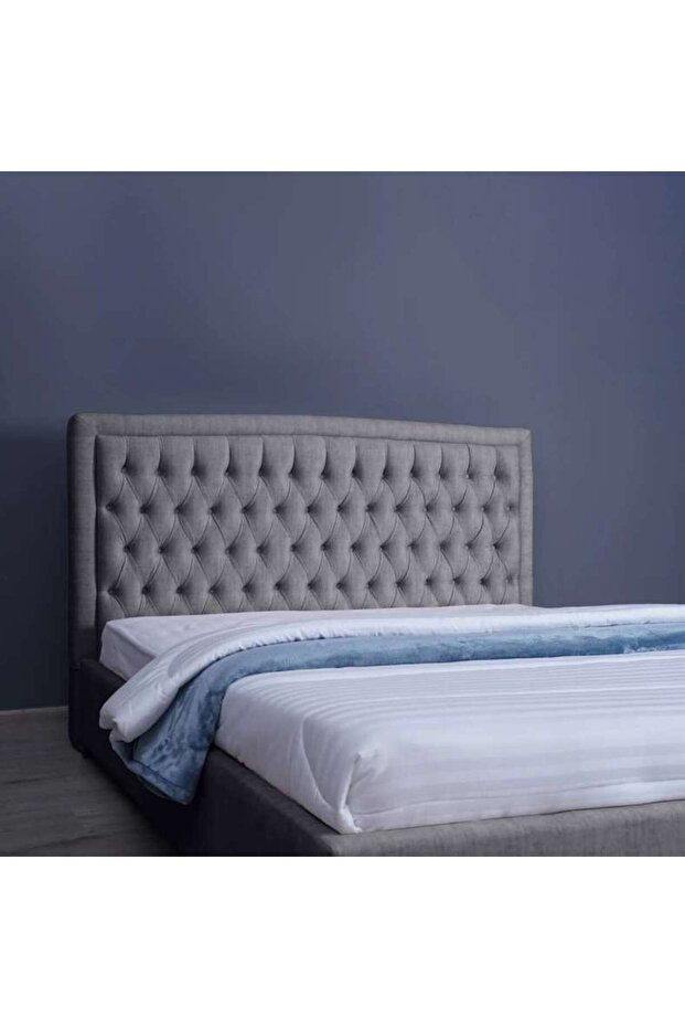 BIANCA HEADBOARD CHANEL GREY L-200 : H-125 CM