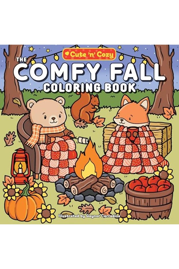 The Comfy Fall Coloring Book
