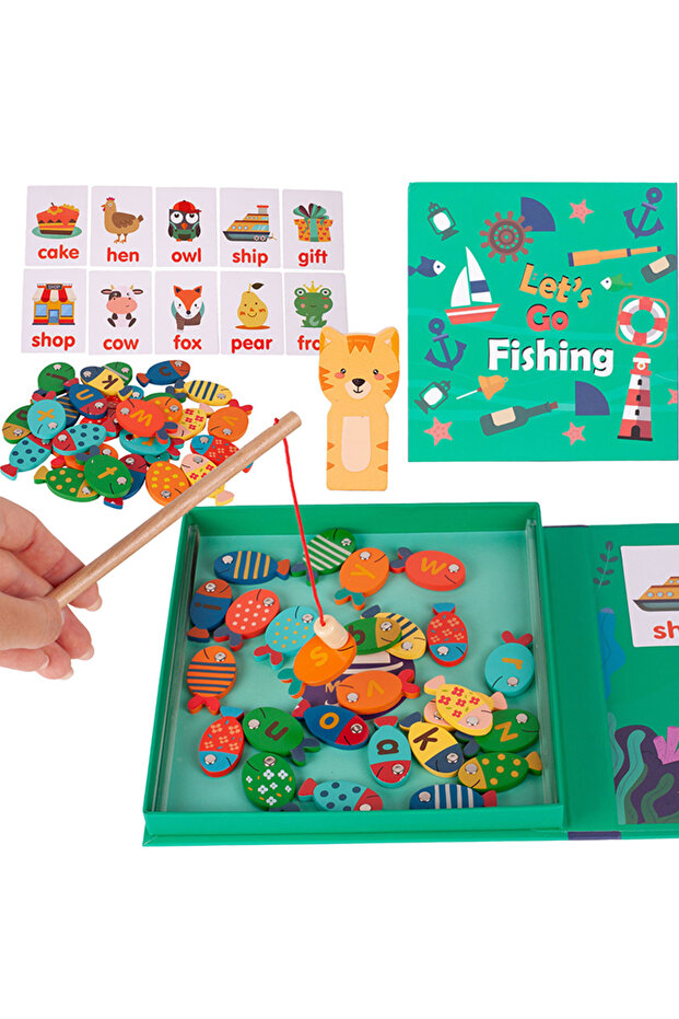 Set de pescuit din lemn - 1
