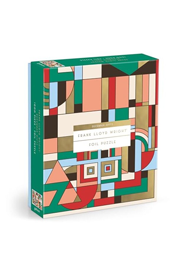 Frank Lloyd Wright December Gifts 1 Piece Foil Puzzle