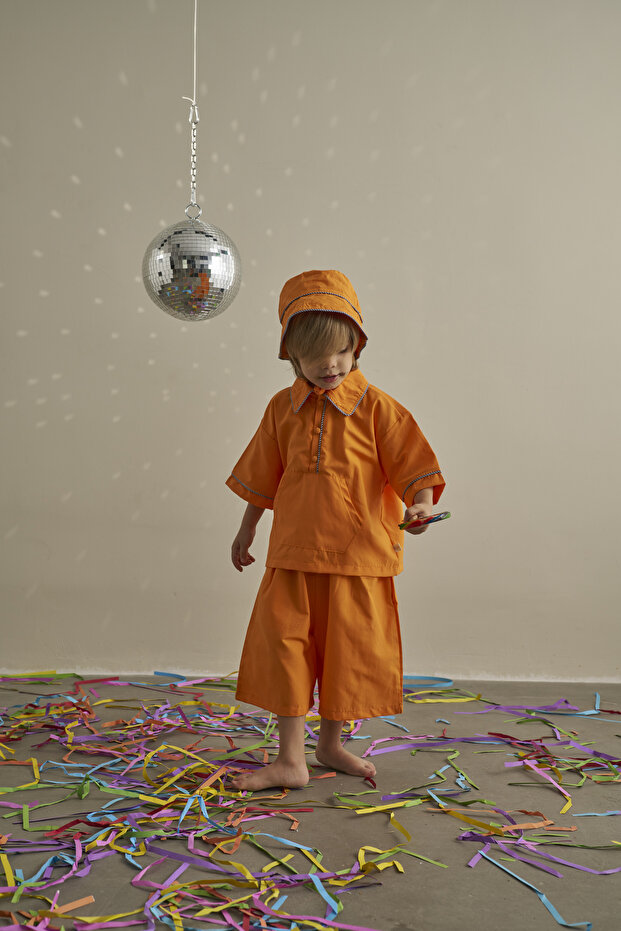 Candy Summer Ribbed Hat Poplin Set