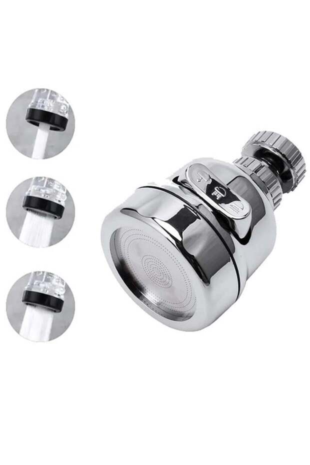 Sn-27115 3 Stage Saving Faucet Head 360 Degrees