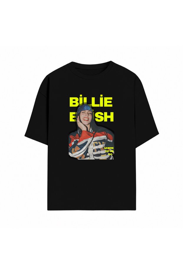 Billie Eilish Designed Unisex High Print Quality 100% Cotton T-Shirt