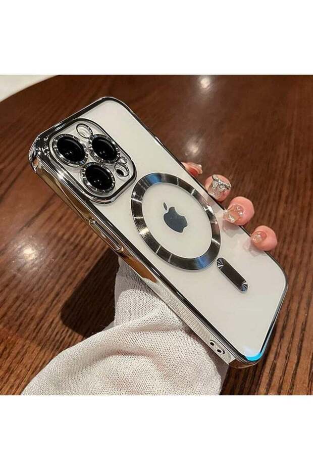 Magnetic Case for iPhone 14 Pro Max [MagSafe] Camera Lens Protector Plating Luxury Cover