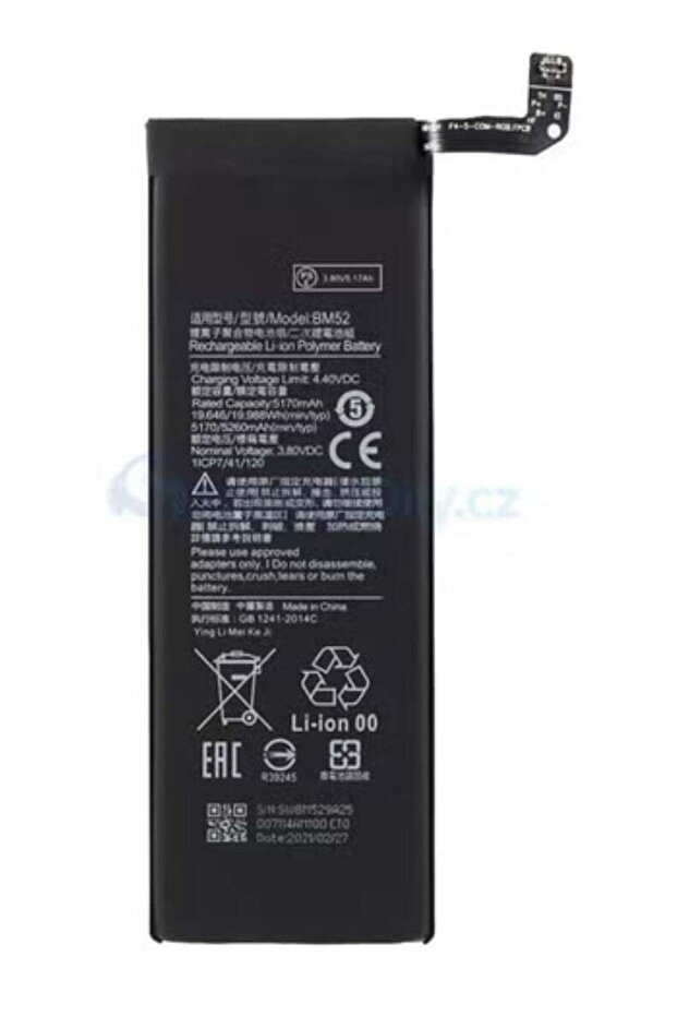 BM52 Replacement Battery for Xiaomi Mi Note 10 / Mi Note 10 Lite / Mi Note 10 Pro