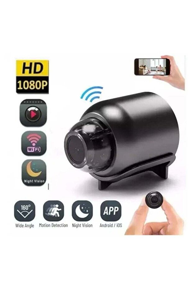 Mini WiFi Camera – 1080P HD Wireless Security Camera, Portable Small Camera with Night Vision