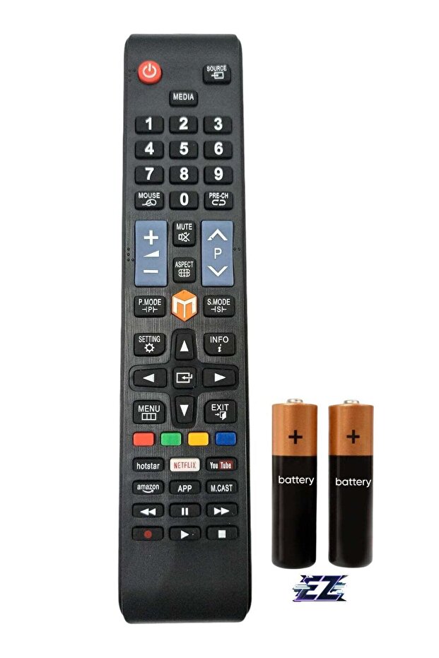 Smart Remote Control for Chinese LED LCD TV with Hotstar, Netflix, YouTube Functions