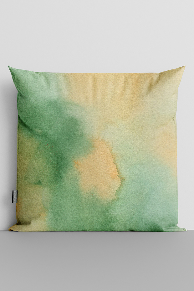 Watercolor Themed Double Sided Digital Printed Throw Pillow Cover - 2977