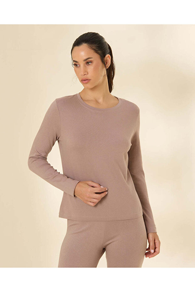 Women Grey Solid T-Shirt