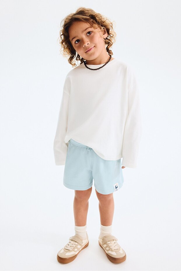 Pamuklu Sweatshirt Şort